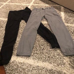 Two pairs of boys joggers